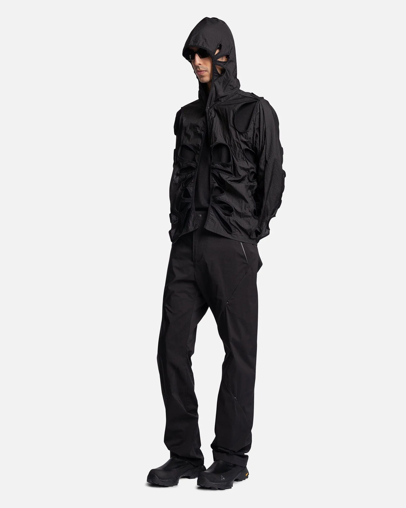 POST ARCHIVE FACTION (P.A.F) 5.0+ Technical Jacket Left in Black