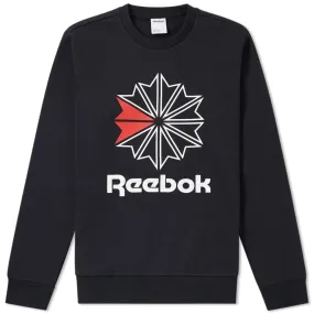 Reebok Big Starcrest Crew SweatBlack