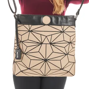 Rieker H1316-62 Beige & Black Cross Body Bag