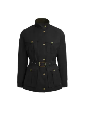 Sadie black Waxed Jacket