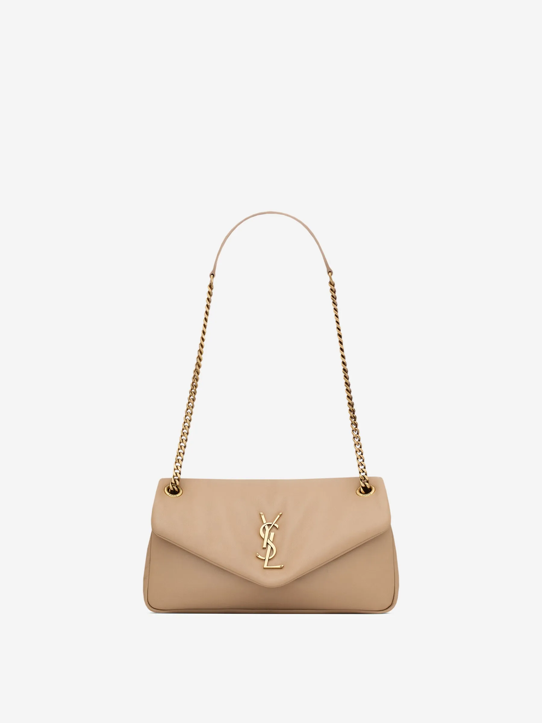 Saint Laurent Calypso Leather Shoulder Bag 