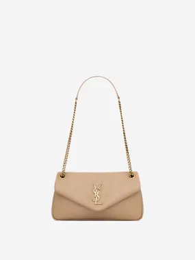 Saint Laurent Calypso Leather Shoulder Bag 