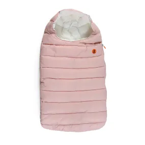 Save The Duck Blush Pink And White May Sleeping Bag For Baby Girls