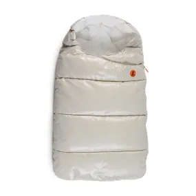 Save The Duck Semi-Gloss Beige And White Kay Sleeping Bag