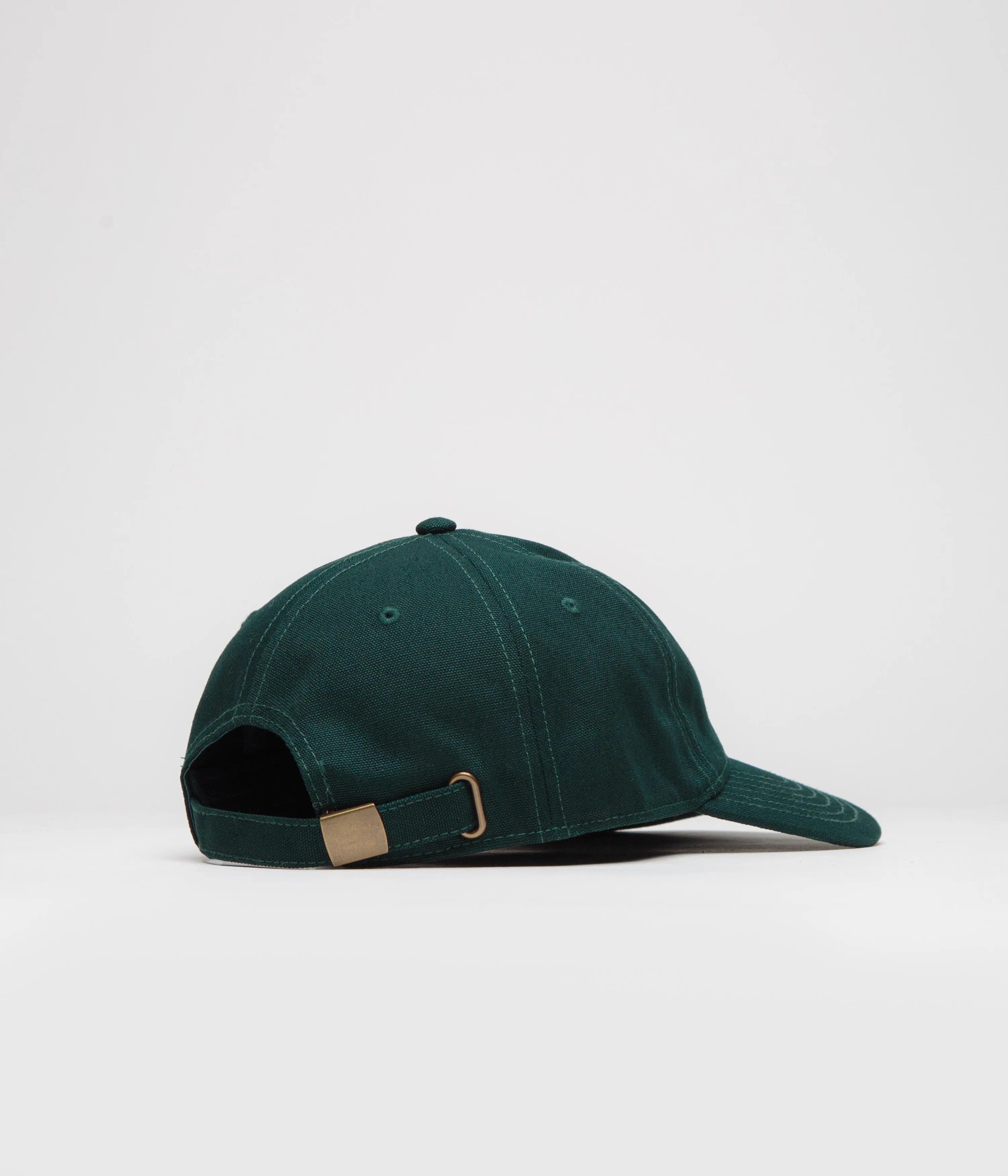 Skateboard Cafe Script Logo Cap - Pine Green