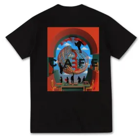 Skateboard Cafe Tishk Monopoly Tee - Black