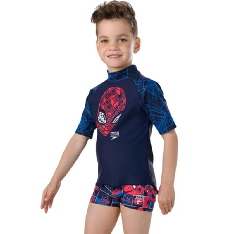 Speedo - Spider Man Short Sleeve Rash Top