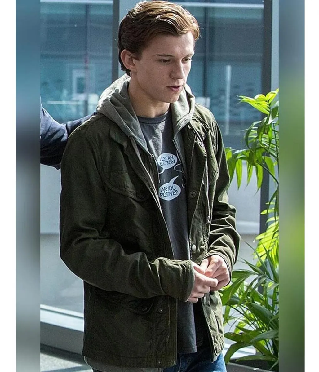 Spider-Man Homecoming Tom Holland Green Cotton Jacket