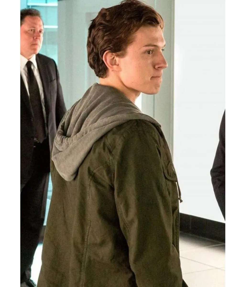 Spider-Man Homecoming Tom Holland Green Cotton Jacket