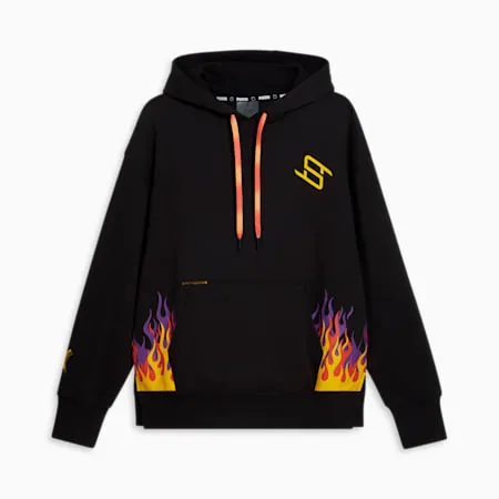 STEWIE x FIRE Women's Basketball Hoodie | PUMA Black | PUMA Clothing | PUMA 