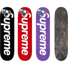 Supreme Smurfs Skateboard Red/Purple/Black Set