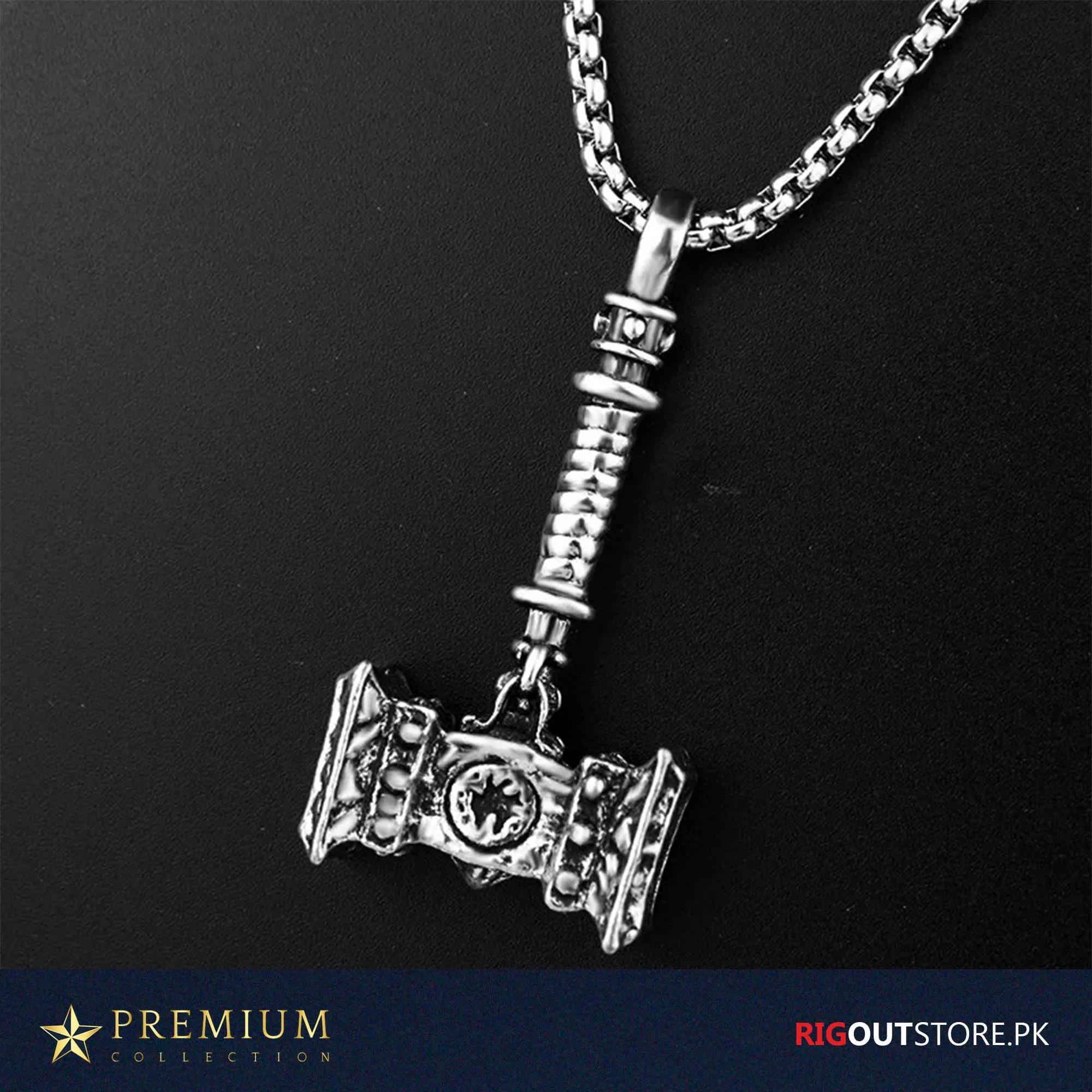 THOR Hammer Stainless Steel Necklace