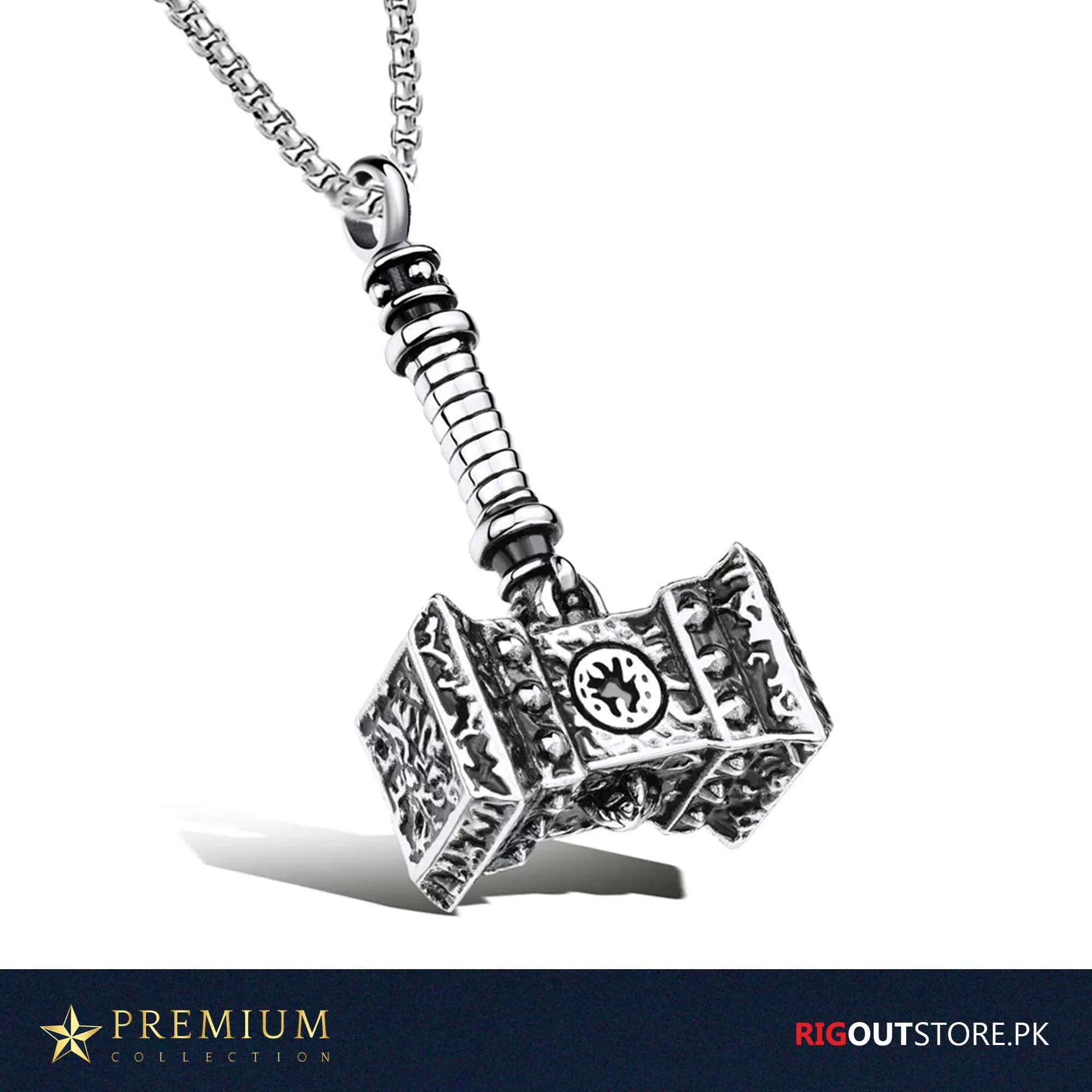 THOR Hammer Stainless Steel Necklace