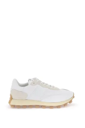 TOD'S leather and fabric 1t sneakers