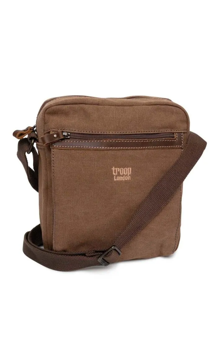 Troop Front Zip Cross Body Bag