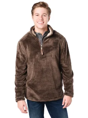     TRUE GRIT  Pebble Pile 1/4 Zip Pullover    