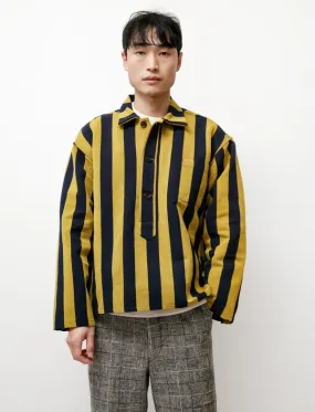 Unisex BODE Champlain Stripe Pullover - Yellow/Black