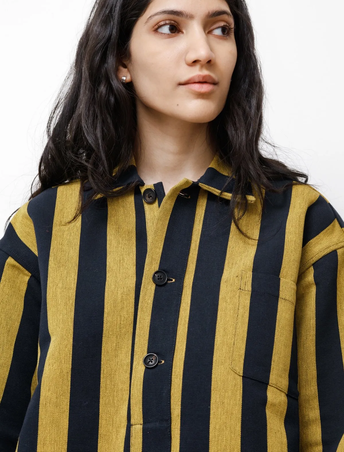 Unisex BODE Champlain Stripe Pullover - Yellow/Black