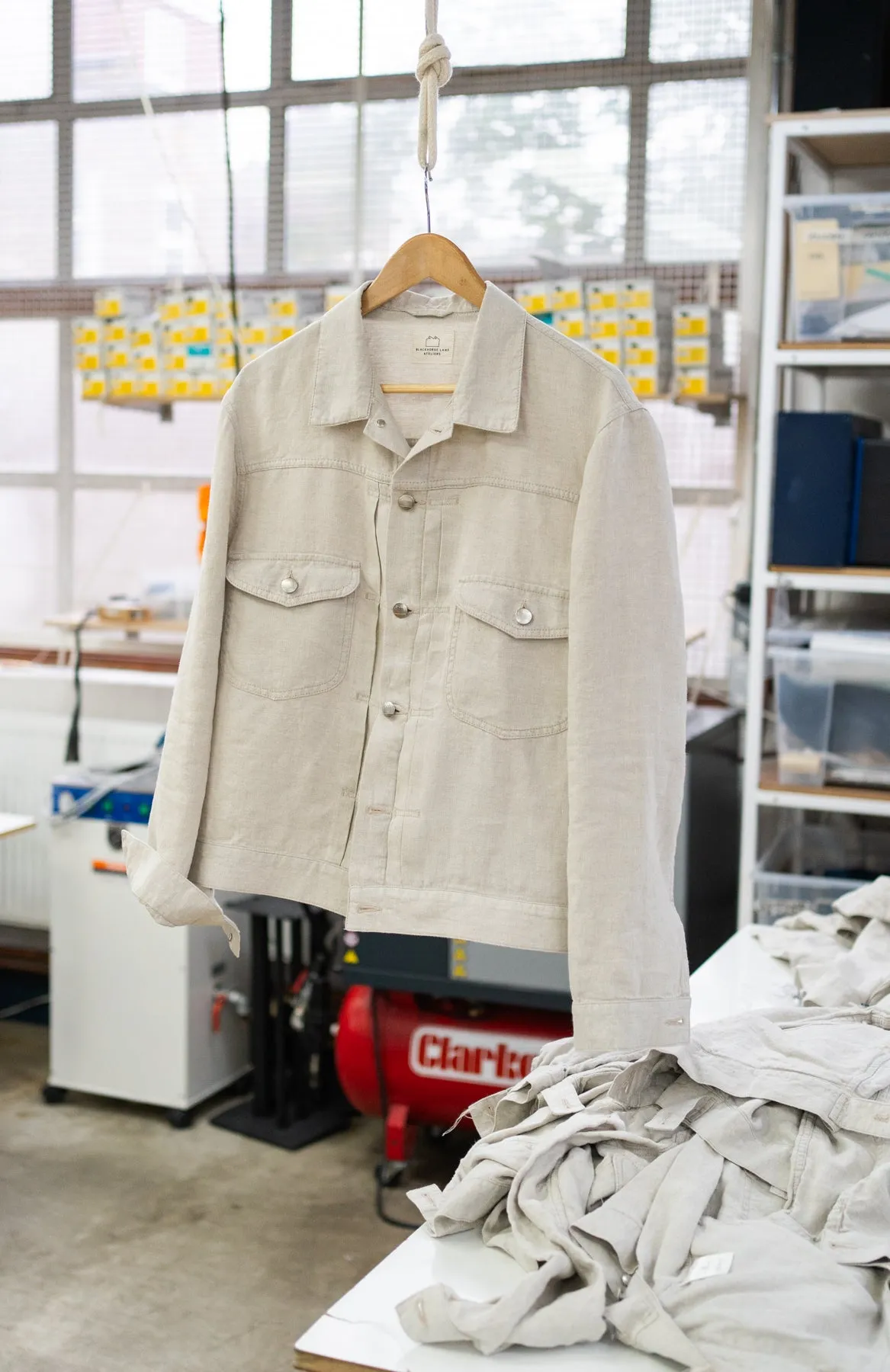 W10 Type II Linen Jacket Stone