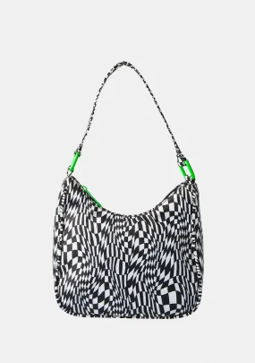 Warped Realm Checkered Shoulder Bag-