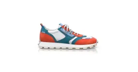 Women's Leather Running Sneakers 56906