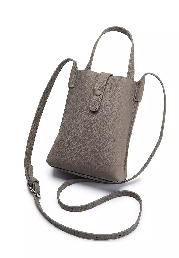 XAFITI Multi Purpose Full Grain Leather Mobile Cross-Body Bag